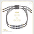 God is Good. Wear & Share Faith Bracelets - Grey